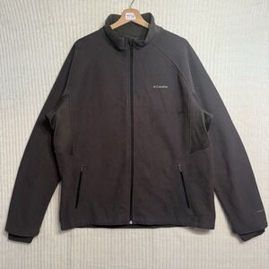 Columbia Thermarator Omni Heat Zip Jacket Men's Sz XL Charcoal Gray Please Read